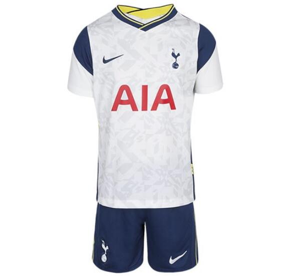 Tottenham Hotspur Kids Home Soccer Kits Shirt With Shorts 2020/21